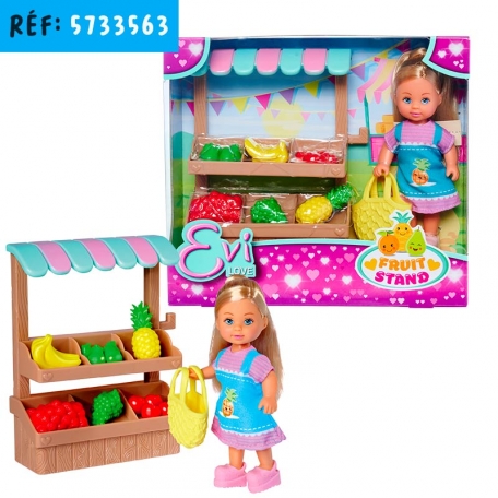 POUPEE EVI STAND FRUIT