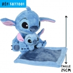 STITCH + DOUDOU 25CM