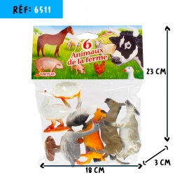 ANIMAUX DE LA FERME PLASTIQUE dont 0.04€HT