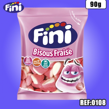 FINI BISOUS FRAISE HALAL 90G