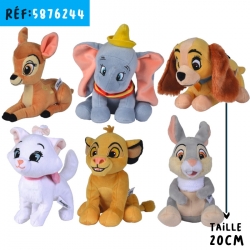 DISNEY ANIMAUX ASS 20CM