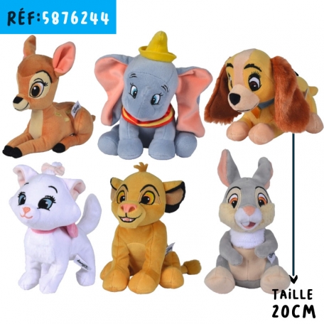 DISNEY ANIMAUX ASS 20CM